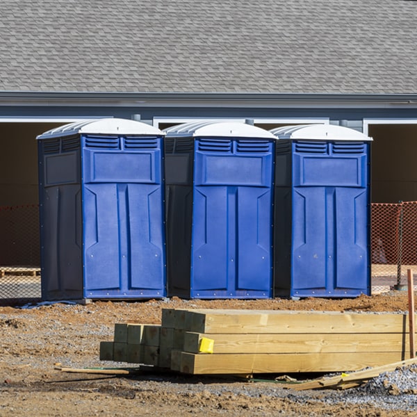 do you offer hand sanitizer dispensers inside the portable toilets in Los Lunas